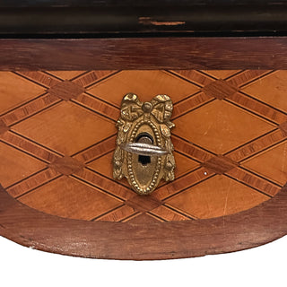 French Louis XV Style Marquetry Bonheur du Jour Desk, Gilt Bronze Mounted, Circa 1880–1900