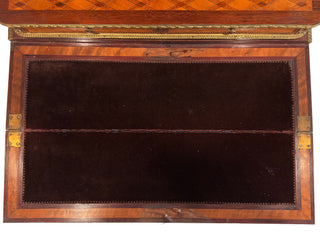 French Louis XV Style Marquetry Bonheur du Jour Desk, Gilt Bronze Mounted, Circa 1880–1900