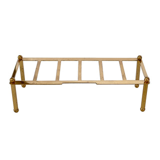 Large French Diamond Cut Crystal Perfume Casket with Six Bottles, Attributed to Baccarat Belle Époque, Circa 1885 to 1900