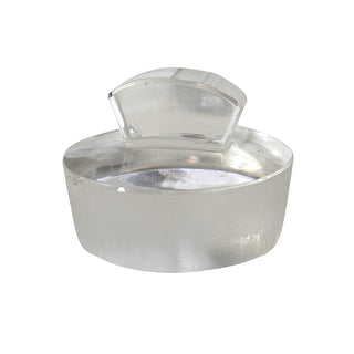 Antique French Cut Crystal Vanity Jar with Gilt Bronze Laurel Mount, Circa 1900 to 1920