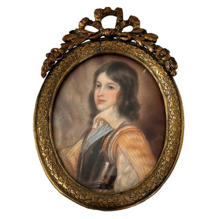 Antique English Portrait Miniature of William II, Prince of Orange, Early 19th Century