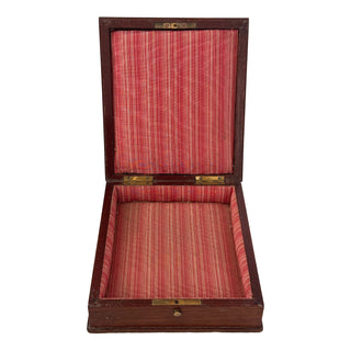 Antique French Watercolor of Musical Dogs in Presentation Box, Late 19th Century