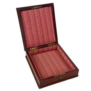 Antique French Watercolor of Musical Dogs in Presentation Box, Late 19th Century