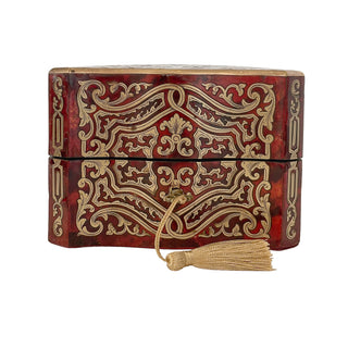 Napoleon III Boulle Style Double Perfume Casket with Enamel Bottles    French, Paris, circa 1860–1875