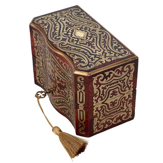 Napoleon III Boulle Style Double Perfume Casket with Enamel Bottles    French, Paris, circa 1860–1875