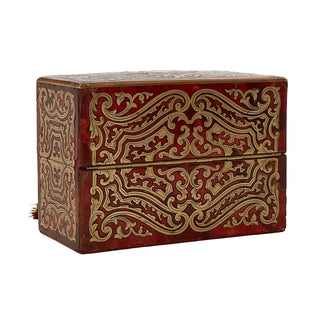 Napoleon III Boulle Style Double Perfume Casket with Enamel Bottles    French, Paris, circa 1860–1875