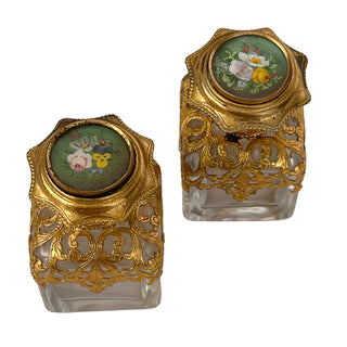 Napoleon III Boulle Style Double Perfume Casket with Enamel Bottles    French, Paris, circa 1860–1875