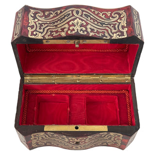 Napoleon III Boulle Style Double Perfume Casket with Enamel Bottles    French, Paris, circa 1860–1875