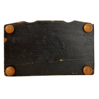 Antique Victorian Tortoiseshell and Mother of Pearl Tea Caddy with Abalone Inlay and Working Key, England Circa 1850 to 1870