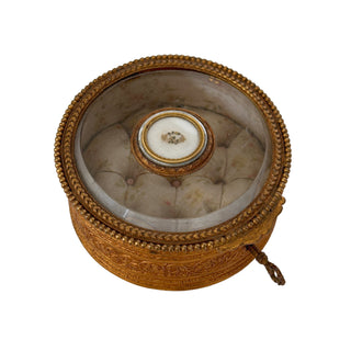 French Napoleon III Ormolu &amp; Glass Jewelry Casket  Circa 1855–1880