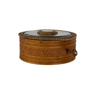 French Napoleon III Ormolu &amp; Glass Jewelry Casket  Circa 1855–1880