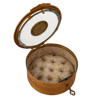 French Napoleon III Ormolu &amp; Glass Jewelry Casket  Circa 1855–1880