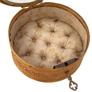 French Napoleon III Ormolu &amp; Glass Jewelry Casket  Circa 1855–1880