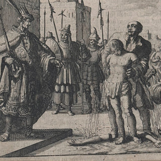 Jan Luyken, The Martyrdom of St. Pelagius of Córdoba, Dutch School, Circa 1685–1690, Etching on paper