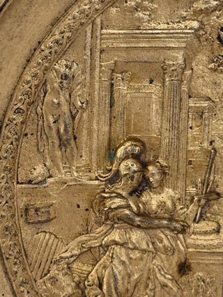 Grand Tour Era Gilt Bronze Mythological Tazza on Marble Base France, circa 1850–1870