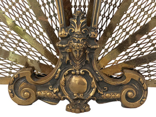 French Rococo Revival Petite Fireplace Screen Circa 1880–1900 France