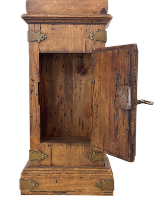 Italian Walnut Table Tabernacle or Reliquary Cabinet, Likely Northern Italy, Circa 17th–18th Century