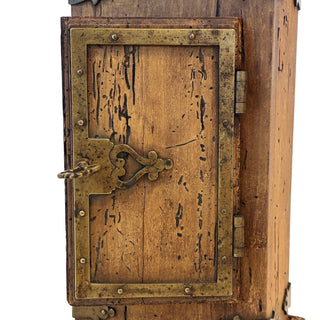 Italian Walnut Table Tabernacle or Reliquary Cabinet, Likely Northern Italy, Circa 17th–18th Century
