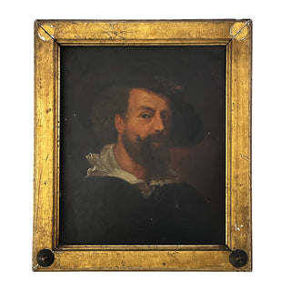 Dated 1877 European Old Master Style Portrait, After Rubens, Signed “Christo von Buffalo”