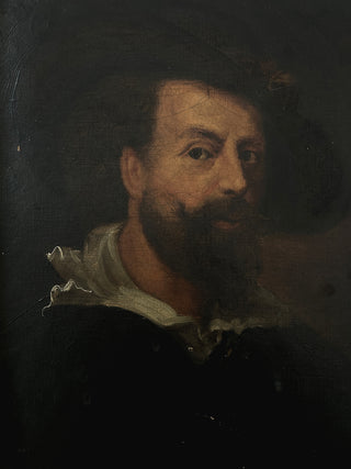 Dated 1877 European Old Master Style Portrait, After Rubens, Signed “Christo von Buffalo”