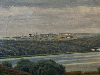 Scottish School Landscape with Winding Path and Loch Circa 1870–1900 Oil on canvas Likely Scottish