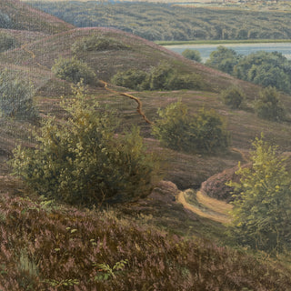 Scottish School Landscape with Winding Path and Loch Circa 1870–1900 Oil on canvas Likely Scottish