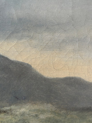 Antique Scottish Highlands Landscape with Sheep Attributed to Francis Jamieson (working as W. Richards) British