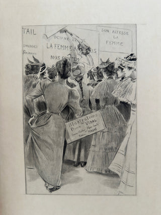 La Femme à Paris: Nos Contemporaines By Octave Uzanne Illustrated by Pierre Vidal Paris, 1894