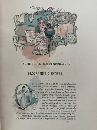 La Femme à Paris: Nos Contemporaines By Octave Uzanne Illustrated by Pierre Vidal Paris, 1894