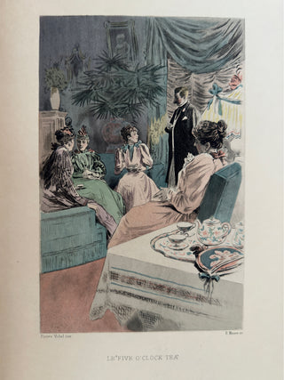 La Femme à Paris: Nos Contemporaines By Octave Uzanne Illustrated by Pierre Vidal Paris, 1894