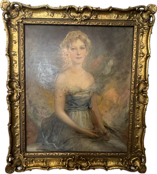 Antique Portrait of Marion Peel