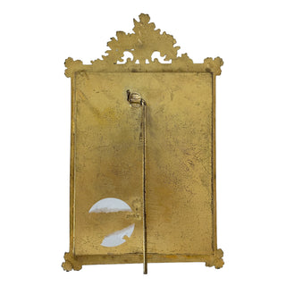 Victorian Hairwork Portrait with Applied Human Hair in Gilt Frame Circa 1890–1910