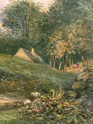 English Pastoral Landscape with Sheep, Milnthorpe near Morecambe
Signed and dated 1882