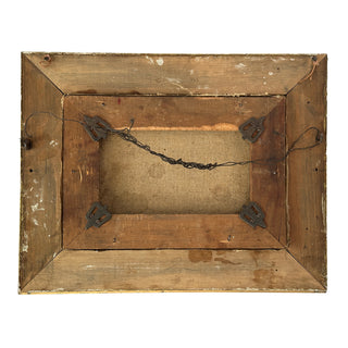 Continental Woodland Scene with Deer and Figure, Oil on Panel or Canvas, Possibly French or German School | Circa 1850–1880