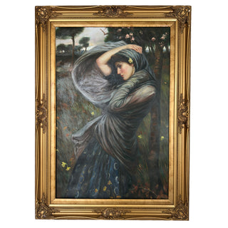 After John William Waterhouse, Boreas, Oil on Canvas Late 20th Century | After the 1903 Original