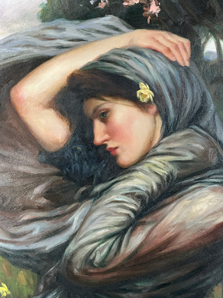 After John William Waterhouse, Boreas, Oil on Canvas Late 20th Century | After the 1903 Original