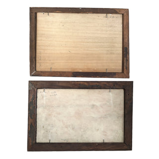 Pair of French Coastal Landscape Oil Paintings, Signed, Dated 1892 and 1909