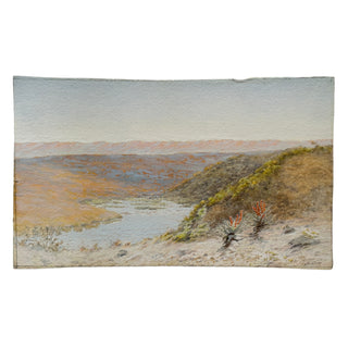 Late 19th Century Watercolor Desert Landscape, Signed, Continental or British, circa 1880–1900