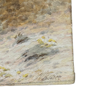 Late 19th Century Watercolor Desert Landscape, Signed, Continental or British, circa 1880–1900
