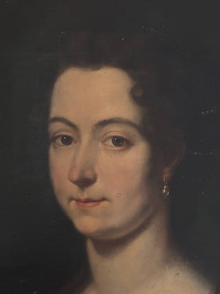 Mid 18th Century English Pendant Portraits of a Gentleman and His Wife, Circa 1740–1760