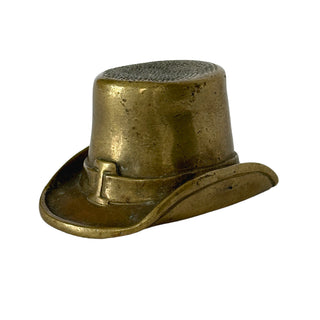 Antique Bronze Top Hat Match Striker, Circa 1880–1910