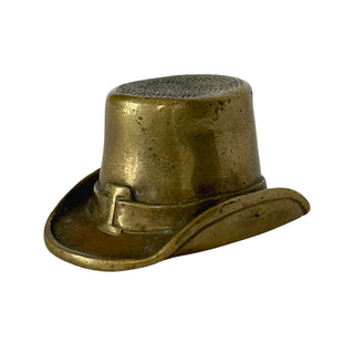 Antique Bronze Top Hat Match Striker, Circa 1880–1910