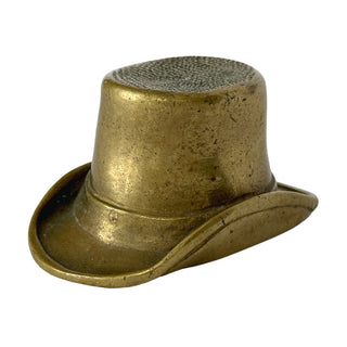 Antique Bronze Top Hat Match Striker, Circa 1880–1910